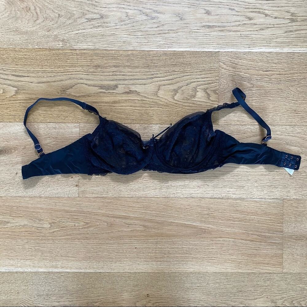 Skarlett Blue Lace Bra in Black